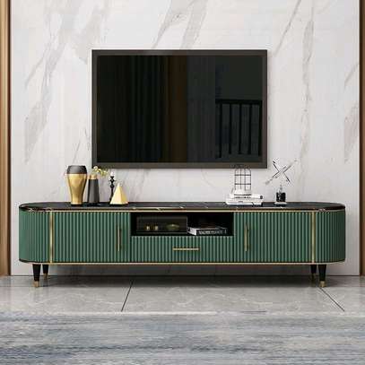 EMERALD GREEN TV STAND image 1