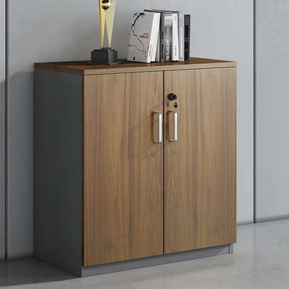 Office Cabinet: Wooden Two-Door MDF Designed Office Cupboard image 4