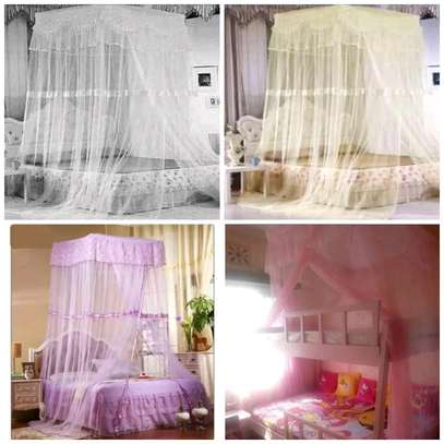 Square top double decker mosquito net image 1