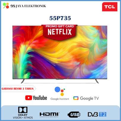 TCL 55 inch Smart Android Frameless 4k UHD Tv. image 1