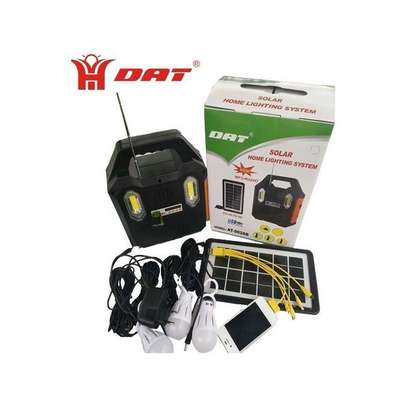 Dat 3 Bulbs Solar Lighting System WITH RADIO AND USB PORT image 1