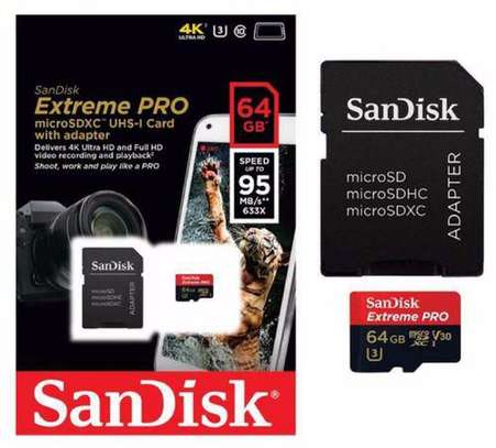SanDisk 64GB Extreme PRO SDHC UHS-I Memory Card image 3