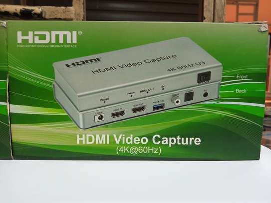 4K 60Hz HDMI Video Capture U3 with Loop, Power Adapter image 1