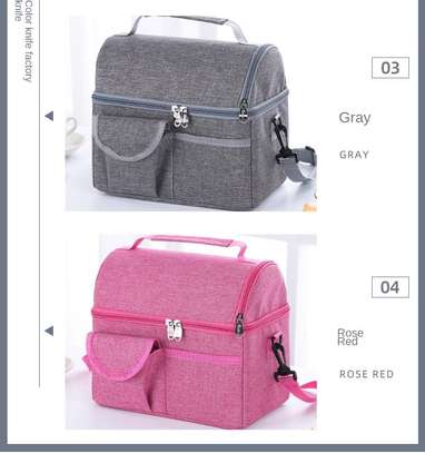 Insulated unisex thermal lunch bags(F)   8L image 1
