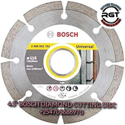 4.5" BOSCH DIAMOND CUTTING DISC FOR SALE image 1