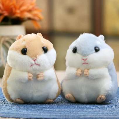 Plush Hamster Keychain Keyholder Women Gift Car Bag Pendant image 9