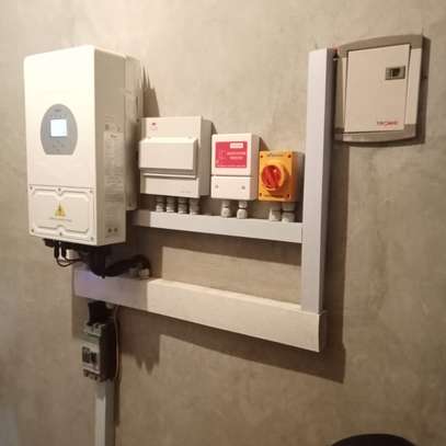 Residential 5kW solar system installation. image 3