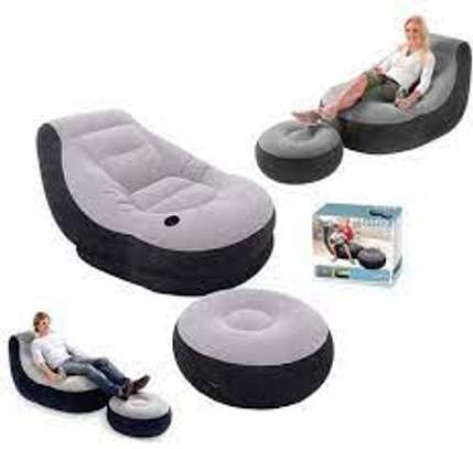Intex Inflatable Chair With Foot Rest image 3