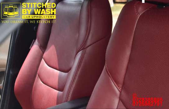 CX8 pure leather seat covers and door panels image 4