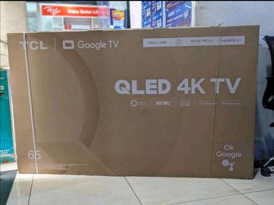 65 TCL QLED Smart Google TV UHD 4K Frameless image 1