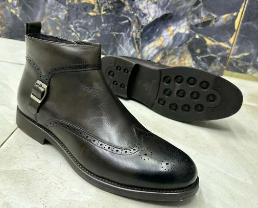 Men black boots image 3