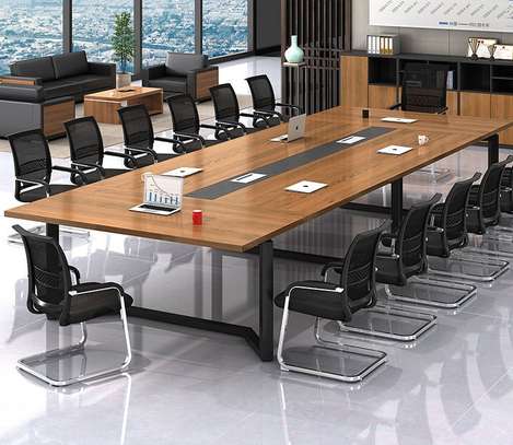 OFFICE TABLE: 2.4 Meter Boardroom Office Table image 1