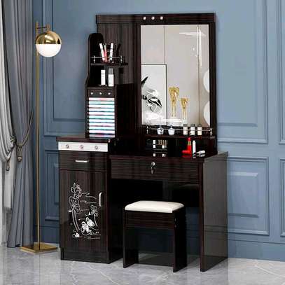 Black home dressing table image 1