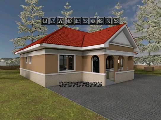 Beautiful 3 bedroom master ensuite house plan image 2