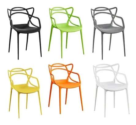 Chair: Twig Plastic Chair, Stackable Design, Bistro Style image 5