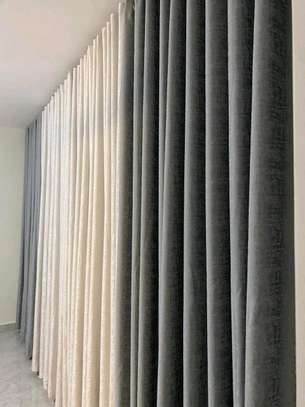 Plain colored curtains image 1