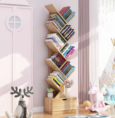 Tree-Shaped Floor Bookshelf for Books & Display image 2