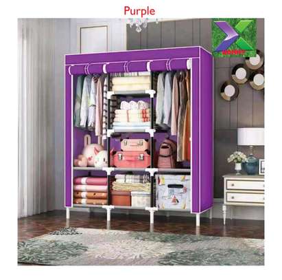 Wooden portable wardrobe for sale image 2