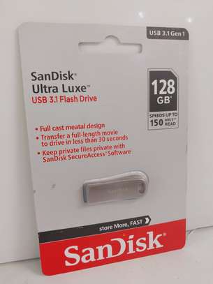 SANDISK ULTRA LUXE USB 3.1 FLASH DRIVE 128GB, UPTO 150MB/S, image 1