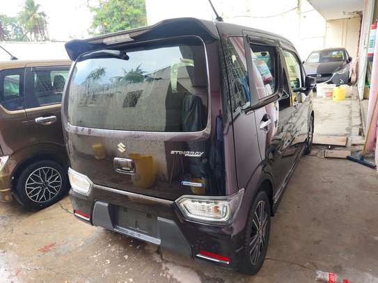 Suzuki String wagon 2018 black hybrid image 11