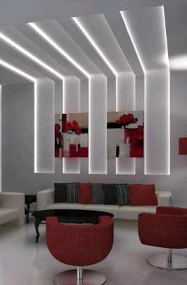 Gypsum TV Wall image 3