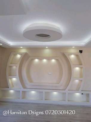 Gypsum TV Wall image 2
