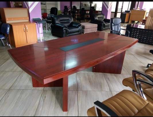 2.4 M Mahogany Office Boardroom Table image 13