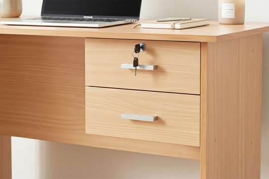 Wooden 1m Office Stuff Desk image 6