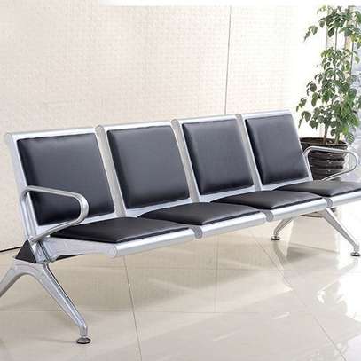 Office Bench; 4 Seater Linked Reception Bench image 4