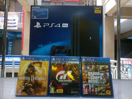 Ps4 Pro 1 Tb 3 Game Bundle Mk 11 Gran Turismo Gta V In Nairobi Pigiame