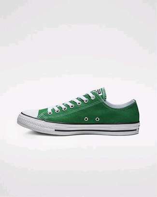 Quality Green Converse Rubbers Low cut .
SIZE: *_36, 37, 38, 39, 40, 41, 42, 43, 44, 45._*
?: _Ksh1, 5 9 9._ image 1