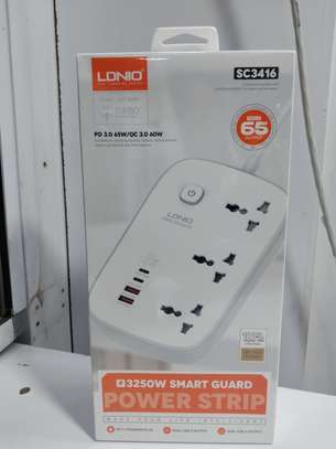 LDNIO 65W GaN Charger Universal Power Strip Extension 3250W image 3