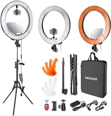 Professional Makeup & Vlogging 18-inch (45cm) Dimmable LED Ring Light image 3
