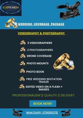 Wedding videography and photography image 1