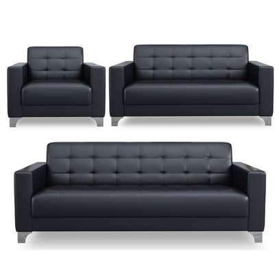 5-Seater Executive Office Leather Sofa image 9