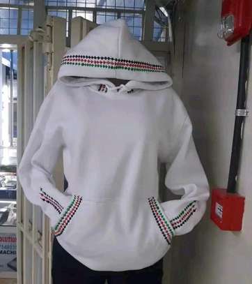Ankara and branded heavy hoodies image 5