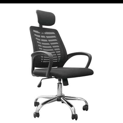 Executive headrest office chairs image 1