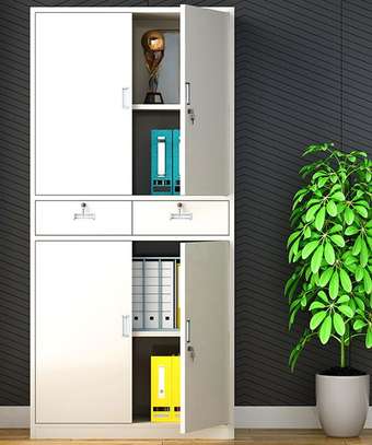 Office Cabinet: Four Lockable Doors Cabinet image 1