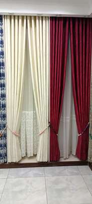 BEIGE CURTAINS WHITE WALLS image 8