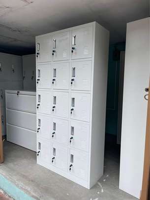 15-Locker steel office cabinet image 3