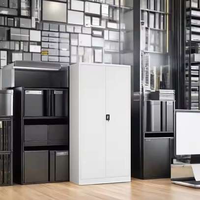 Office Cabinet; 2-door Metal Storage File Long Door Cabinet image 4