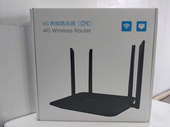 4G LTE CPE Wireless Router with SIM Card Slot 300Mbps Signal image 2