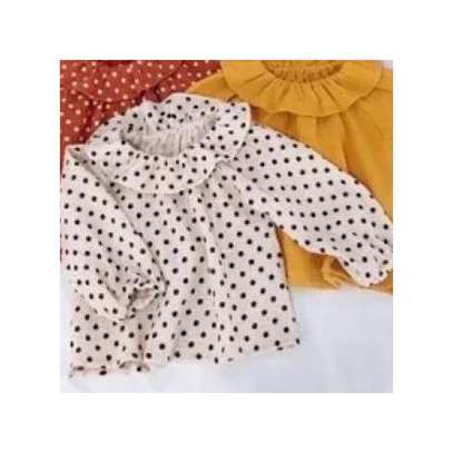 Cotton Girls' Tops / Cute Baby Girl Long-sleeve Blouse image 2