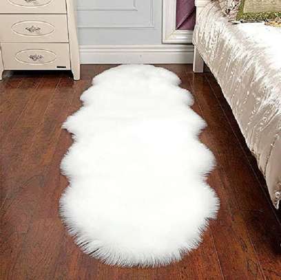 white ultra soft fluffy rugs image 2