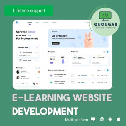 E-LEARNING WEBSITE DEVELOPMENT. image 1