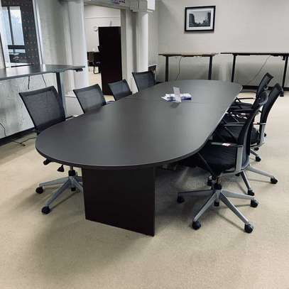 Oval Custom 10-Seater Boardroom Table image 3