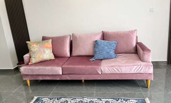 Pink Sofa (4 seater) image 3