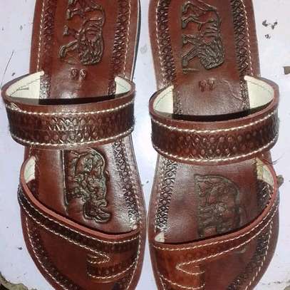 Classy men's leather sandals image 6