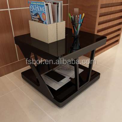 OFFICE SOFA: 5 Seater Black Office Sofa image 4