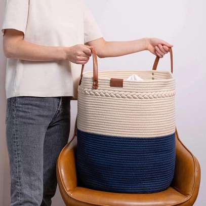New large cotton rope basket image 1